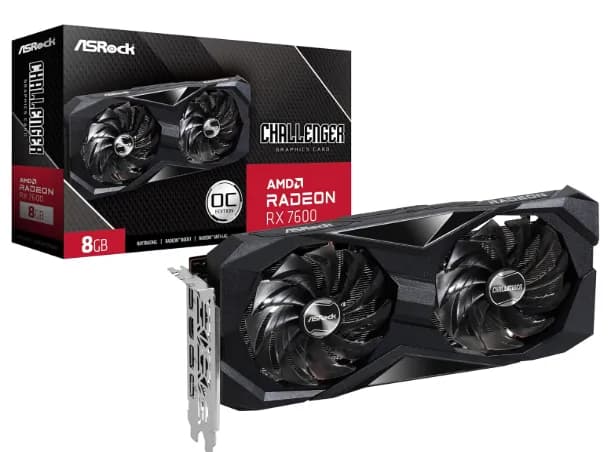 GRAFICA ASROCK AMD RX 7600 8GB OC