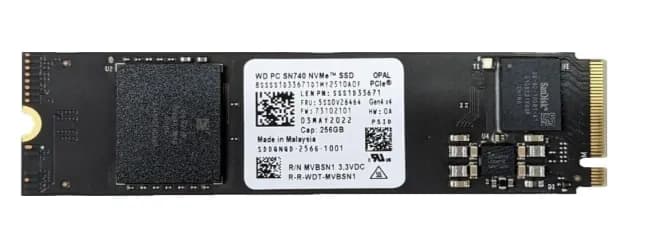 M2 NVME 256GB WESTERN DIGITAL  GEN 4X4