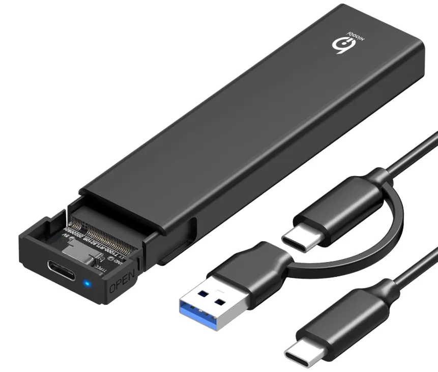 CAJA ADAPTADOR M2 NVME Y M2 SATA XIAOBI — CAJA PARA DISCO en Pasto, Nariño