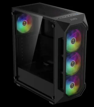 GABINETE GAMDIAS AURA GC1 ELITE ARGB NEGRA CON 4 VENTILADORES — GABINETE DE COMPUTADOR en Pasto, Nariño