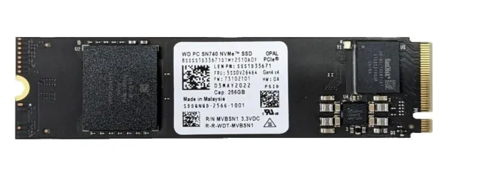M2 NVME 256GB WESTERN DIGITAL  GEN 4X4