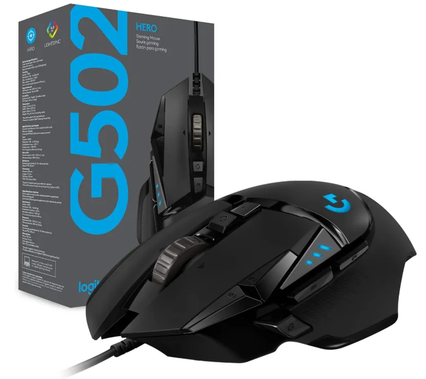 MOUSE GAMER LOGITECH G502 HERO — MOUSE en Pasto, Nariño