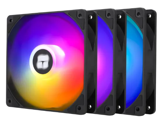 VENTILADORES THERMALRIGHT PACK DE 3 120MM NEGROS ARGB — VENTILADORES en Pasto, Nariño